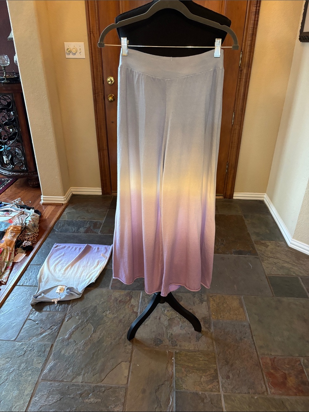 Ombre Dip Dye Cropped Pants